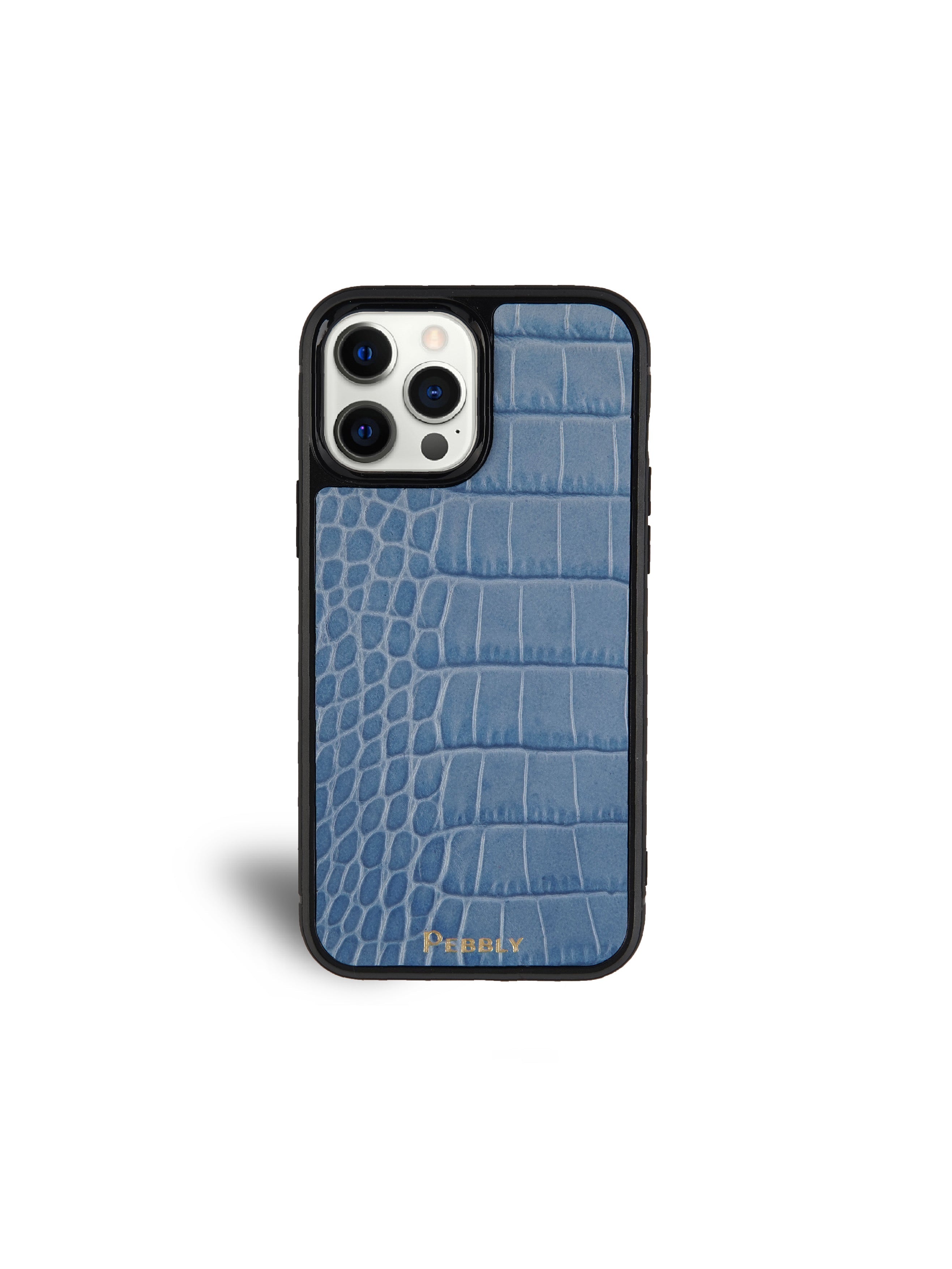 Sky Blue Croc iPhone 12 Pro Max Case