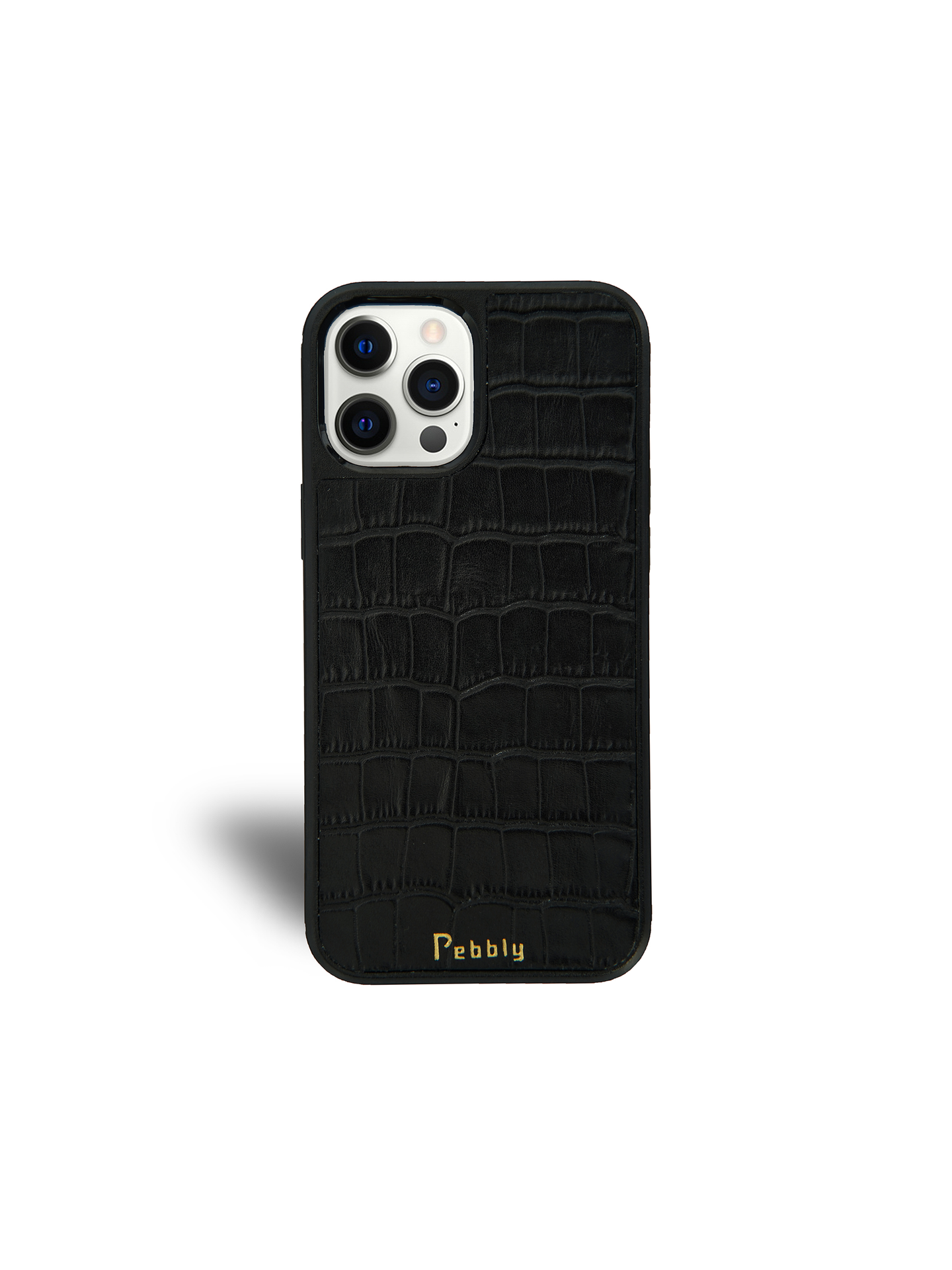 Black Croc iPhone 15 Plus Case