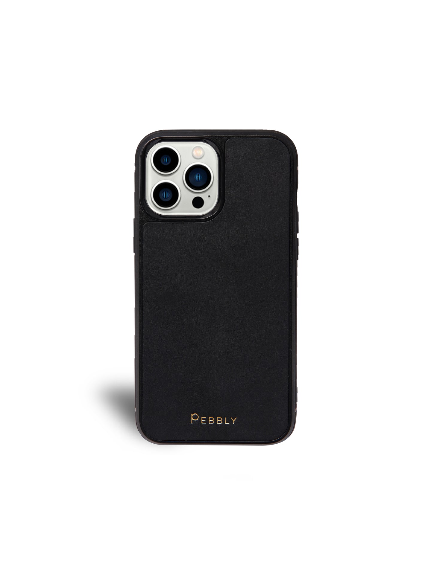 Black Leather iPhone 14 Pro Max Case