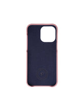 Load image into Gallery viewer, Lilly Pink Pebbled Leather iPhone 14 Pro Case
