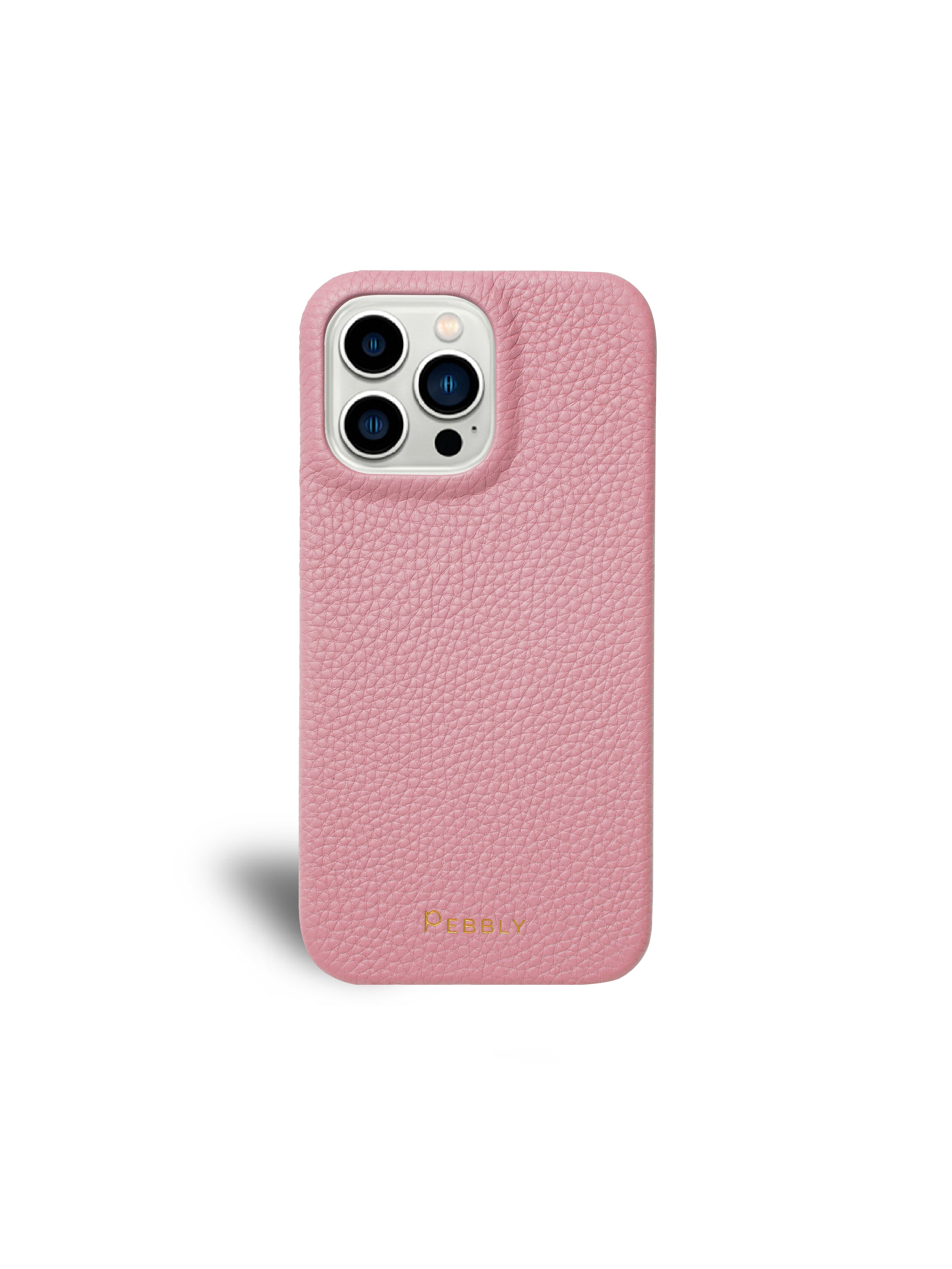 Lilly Pink Pebbled Leather iPhone 14 Pro Max Case