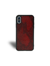 Load image into Gallery viewer, Red snake case for iPhone X/Xs
