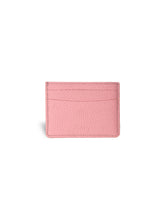 Load image into Gallery viewer, Pink Lily Pebbled Leather Cardholder
