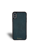 Load image into Gallery viewer, Blue snake case for iPhone X/Xs Case
