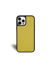 Load image into Gallery viewer, Yellow snake case for iPhone 12
